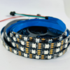 WS2812B LED strip, RGB LED strip, addressable LED strip, 5V LED strip, 60 LEDs per meter, DIY LED lighting, Arduino LED strip, Raspberry Pi LED strip, indoor LED strip, non-waterproof LED strip