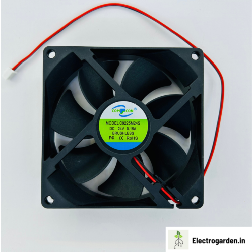 12V brushless DC fan 92x92x25mm trader supplying cooling fans in Lucknow, Chandigarh, Gurgaon and Bengaluru
